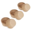 Caperci 500 Count Mini Cupcake Liners Natural Muffin Liners Greaseproof