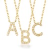 Ross-Simons Diamond-Accented C Initial Necklace in 18kt Gold Over Sterling.