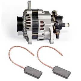 Be In Your Mind 2 Pair Carbon Brush Replacement Compatible with VALEO ALTERNATOR PX602 PX60 092950 300722 92950 Alternator Brushes Car Accessories