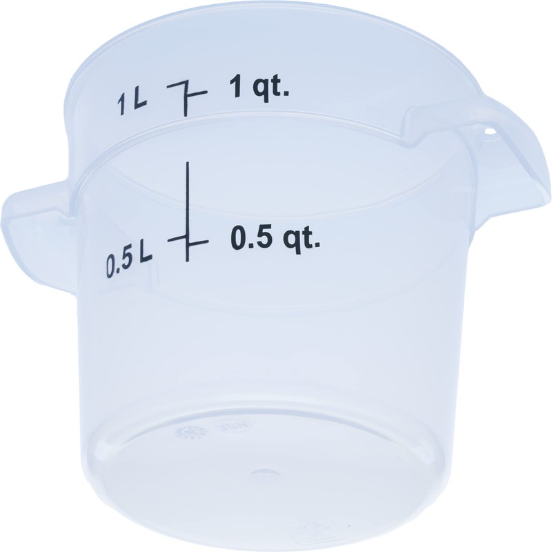 Carlisle FoodService Products Storplus Round Food Storage Container with Stackable