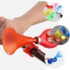 Kids Bicycle Horn, Air Squeeze Snail Design, 2-Pack, Handlebar Bell