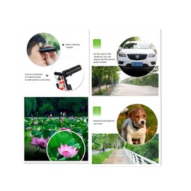 2000X24 Monocular Focus Optics Telescope onocular Power Monocular for Adults with Phone AdapterNight Vision Monocular Lightweight Pocket Monoscope with for Adults Kids, 8000M/80000M Gifts