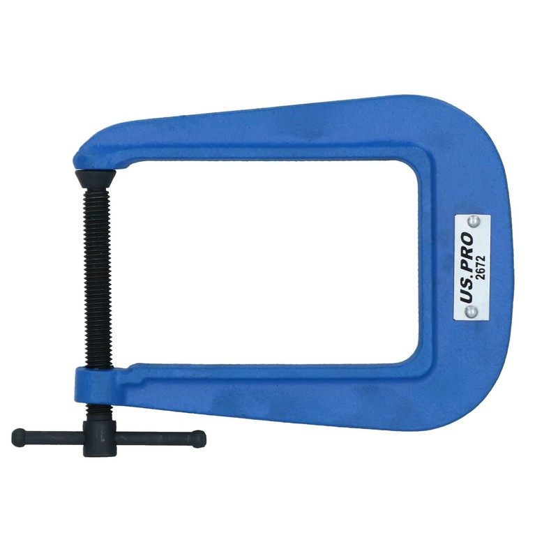 2” (50mm) Deep Throat (3-1/2") G Clamp Grip Holder Clamp