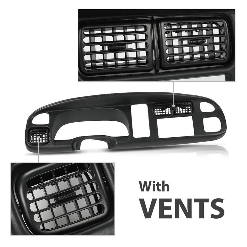 G-PLUS Dash Board Bezel Cover Double Din Compatible with Dodge