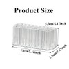 QUUPY 26 Slots Eye Liner Organizer Acrylic Makeup Brush Holder