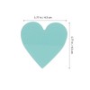 GANAZONO Colorful Heart Shape Memo Pads 8 Pack Sticky Notebooks