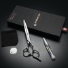 AOLANDUO VG10 Steel Pro Barber and Stylist Hair Cutting Scissors,