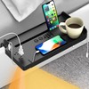 Bedside Shelf for Dorm Bunk Bed with USB Charging Port