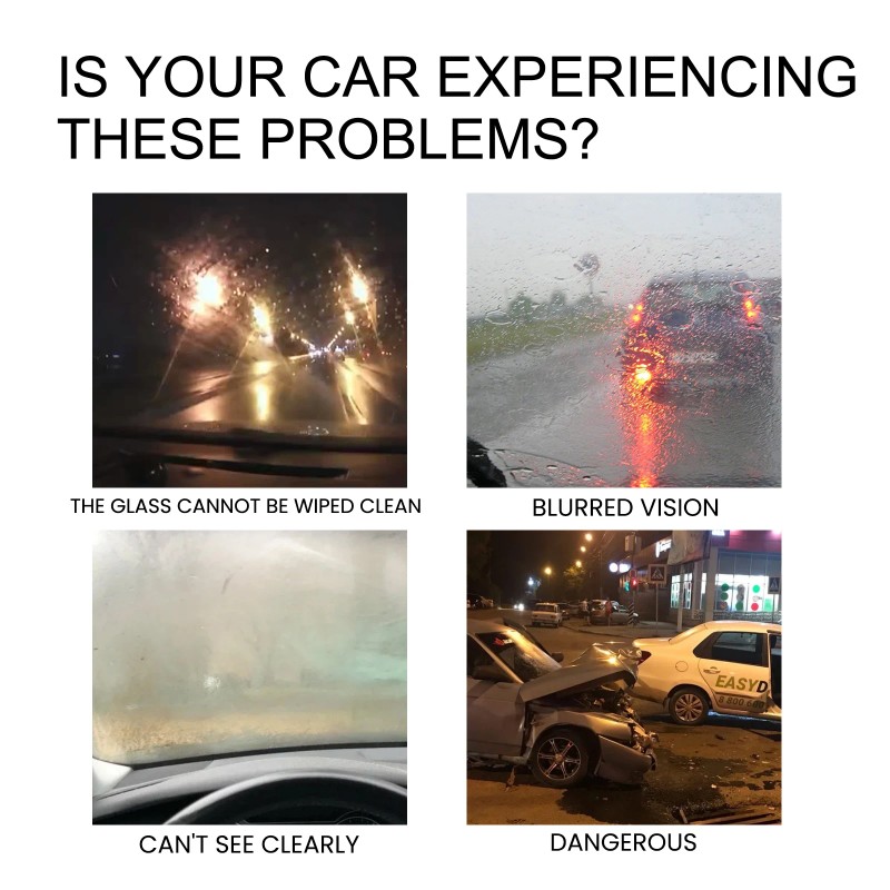 Homonth Windshield Washer Tablets, Vehicle Glass Renovation Decontamination Decontamination Maintenance