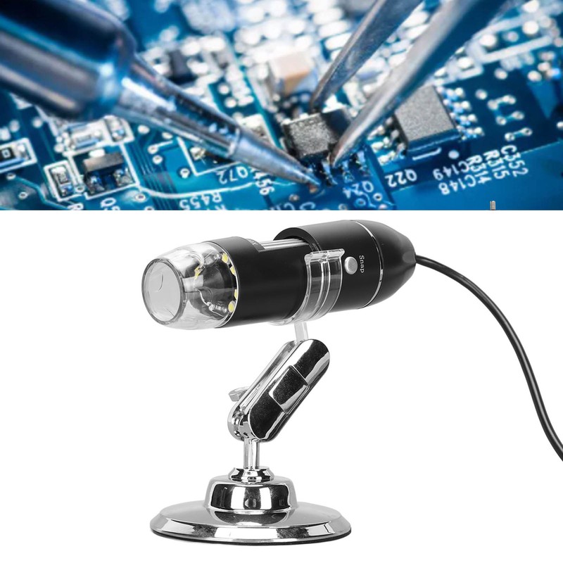 Handheld Digital Microscope 50X to 1600X Magnification USB Type C