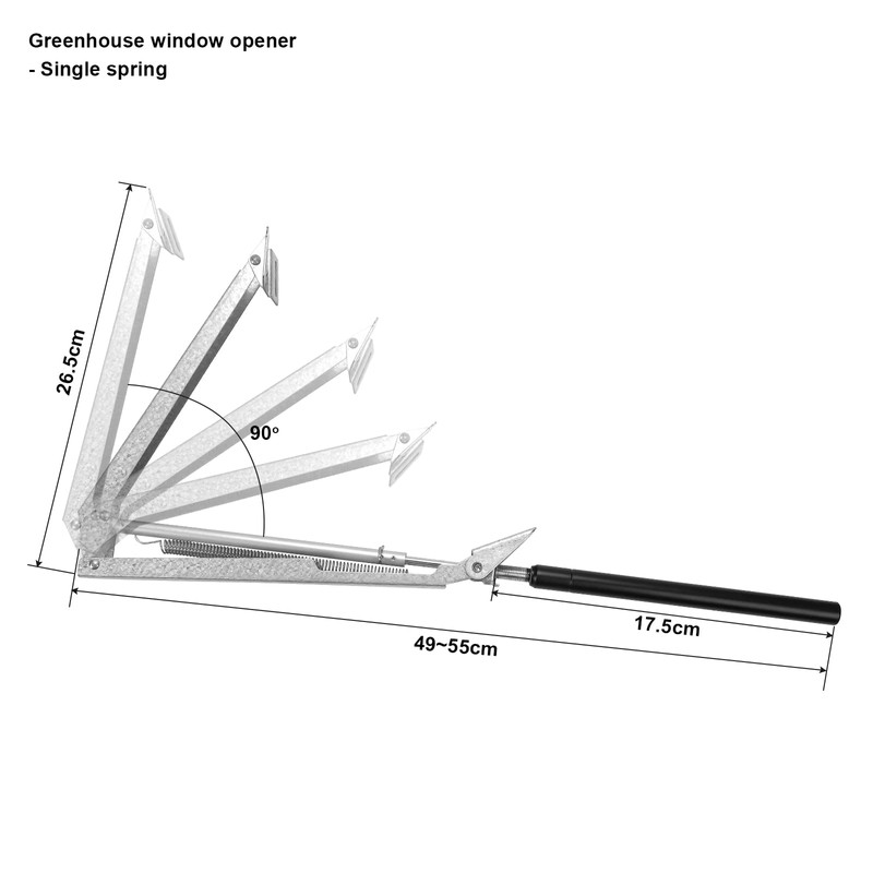 Lospitch Window Opener for Greenhouse Garden Sheds Temperature Controlled Lifting