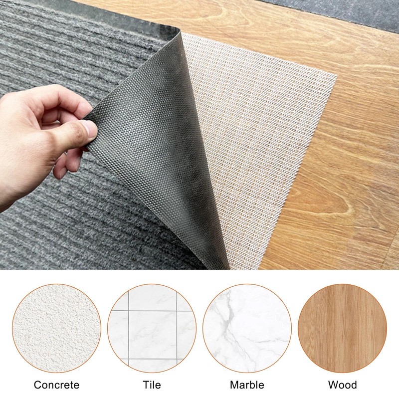 Comzantor Pack of 2 Carpet Stoppers, Non-Slip Mats for Carpet,