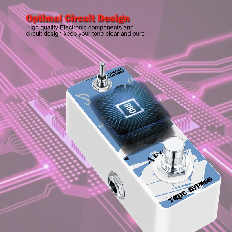 AFOT Phaser Guitar Pedal,Vintage Phase Effect Pedal Analog Phase Effects