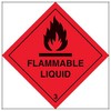 V Safety Hazard diamond – Flammable-200x200mm-Magnetic Safety Sign