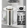 Pack of 2 Stainless Steel Pop Up Drain Strainer, Sink