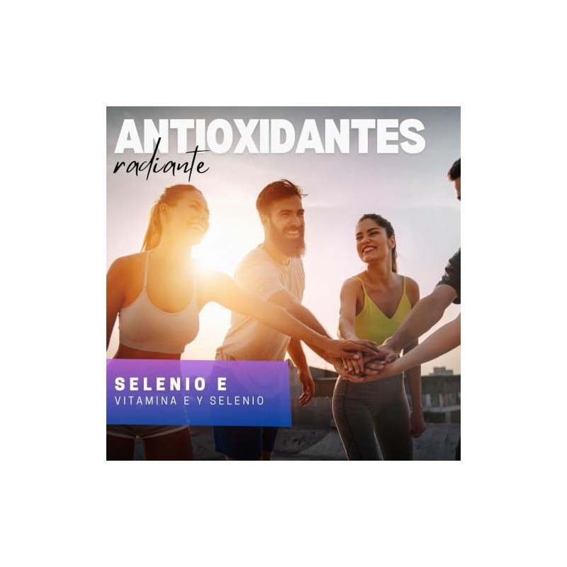 NAIMA Selenio Y Vitamina E, 100 Cápsulas | 100mcg de