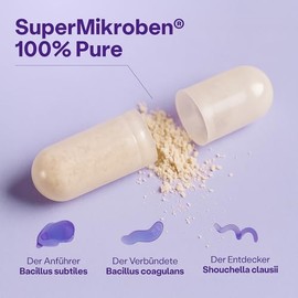 fairment SuperMikroben® Pure, Bacteria Strains 3 MRD CFU/Daily Dose, High Dose, 60 Capsules from Germany