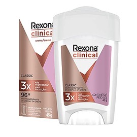 REXONA desodorante CLINICAL antitranspirante en crema para dama 48 g