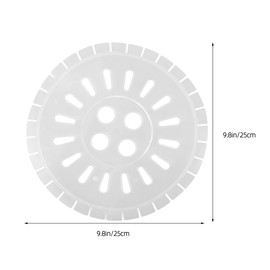 Gadpiparty 3pcs Washing Machine Accessories Dryer Spinner Cap Washing Machine Spinner Cap Replacement Cover for Washer Spinner Replacement for Washer Dryer Safety Cap Plastic White