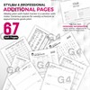 G4GADGET 2025 A4 Week To View Pink Diary Week On
