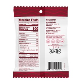 Albanese World's Best True to Fruit™ – American Favorite Fruits Gummies, 2.5oz Bag (Pack of 12), Individually Wrapped Soft & Chewy Candy Snacks