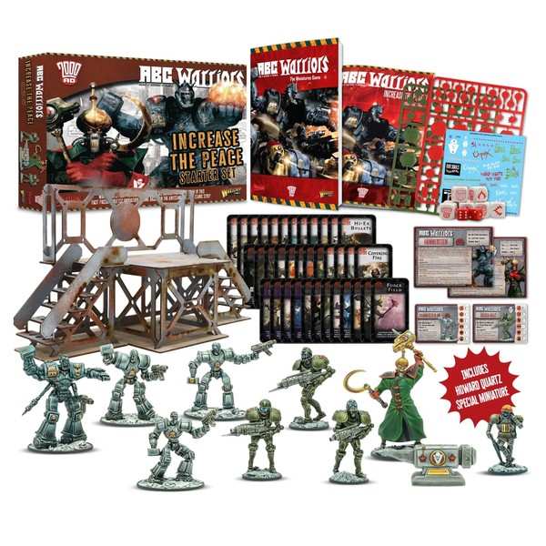 Wargames Delivered ABC Warriors Increase The Peace Starter Game Tabletop