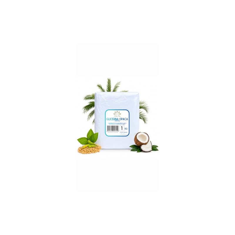 Material de glicerina vegetal para hacer jabón opaca de alta