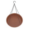 Solar Bird Bath Fountain Pump Hanging Style Deck Mount Metal