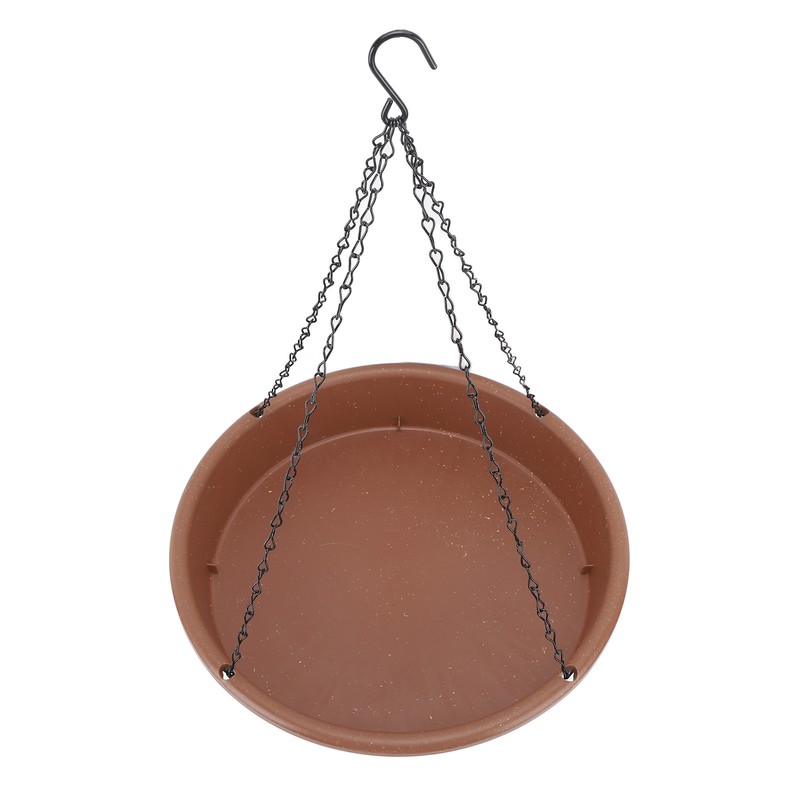 Solar Bird Bath Fountain Pump Hanging Style Deck Mount Metal