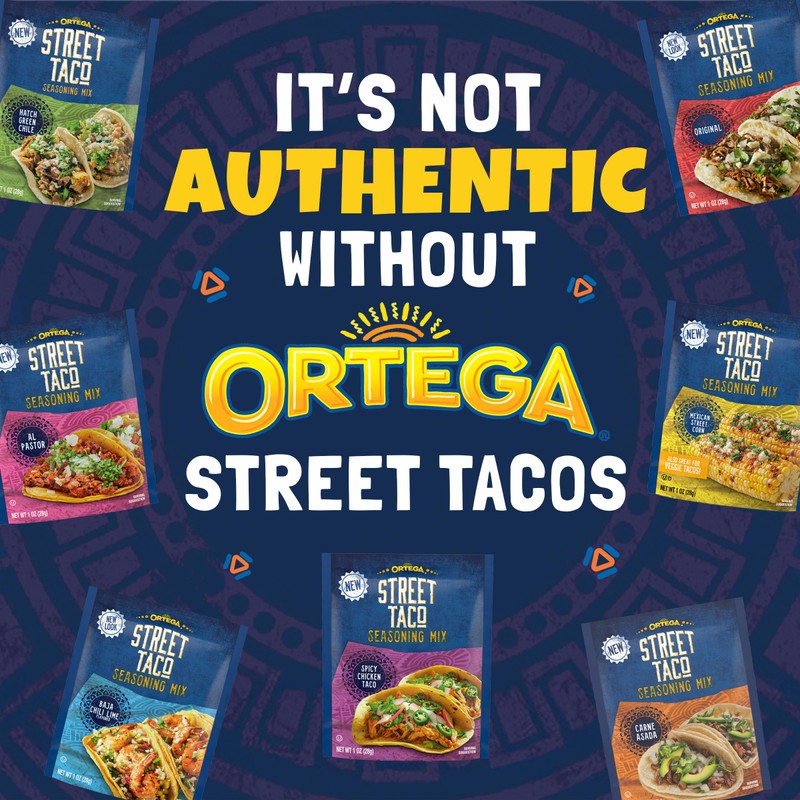 Ortega Street Taco Seasoning Mix, Spicy Chicken Taco, 1 Ounce