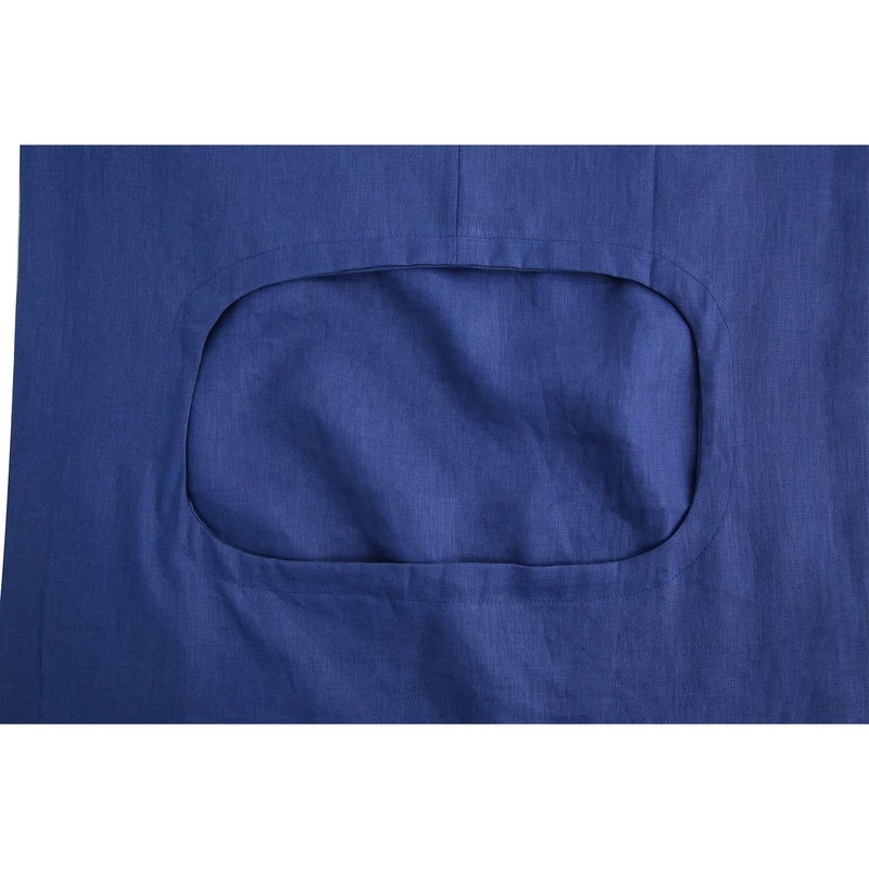 Amazhiyu Hanging Laundry Hamper, 100% Linen Multi Use Door Hanging