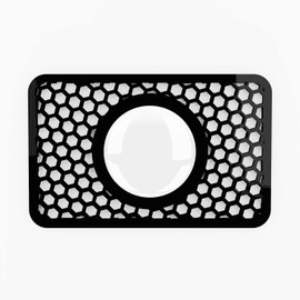 Credit Card Wallet Holder For AirTag Ultra Low Profile For Tracking Device - Pop Fit White Honeycomb