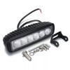 Unbranded 2pcs 6Inch LED Work Light Bar Flood Beam Reverse