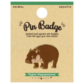 World Trading Co. Animal Lapel Pin Badge Pygmy Hippo 109240