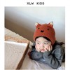 Trendy Autumn/Winter Fluffy Baby Animal Hat with Knitted Earmuffs Baby Orange + 6 Months - 4 Years Old 3ea