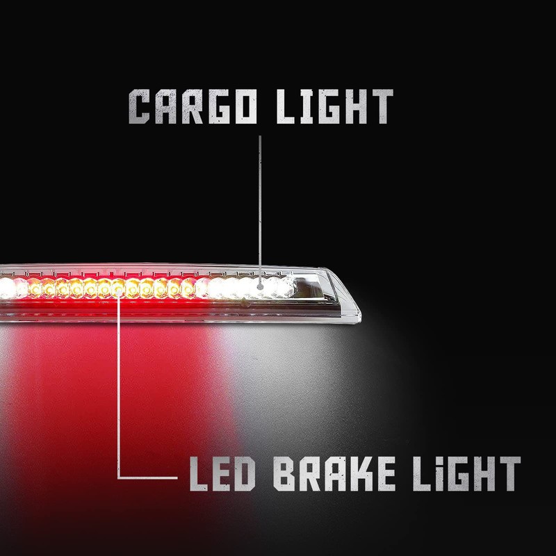 High Mount 3rd Stop Light Compatible with 2004-2015 Nissan Titan,