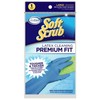 Soft Scrub 12412-26 Large Blue Premium Fit Latex Cleaning Gloves