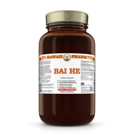 Bai He (Lilium Brownii) Dry Bulb Tincture, Made in Hawaii, All Natural, Vegan, Pure Liquid Extract - 32 fl.oz