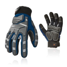 Vgo... 1 Pair of Safety Gloves, Mechanic's Gloves, Impact Gloves, Anti-Vibration Gloves, Rigger Gloves, Heavy Duty (SL9792IP)