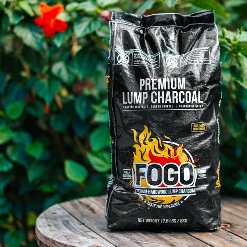 FOGO FB8 17.6 Lb. Premium Hardwood Lump Charcoal Bag, Medium,