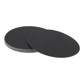 X AUTOHAUX Sandpaper Hook & Loop Sanding Sheets 225x225mm Black 220 Grit Efficient Grinding and Polishing Automobile Manufacturing and Repair Metal Processing