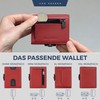 VON HEESEN Slim Wallet with RFID Protection - Mini Wallet