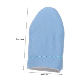 Operitacx Sets Finger Cots Felting Knitting Guard Pu Needle Finger Protectors for Random