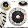 SHDIATOOL Diamond Cutting Disc 115 mm Double Blade for Cutting