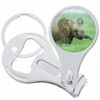 Baby Elephant Nail Clippers Plus Bottle Opener Keychain