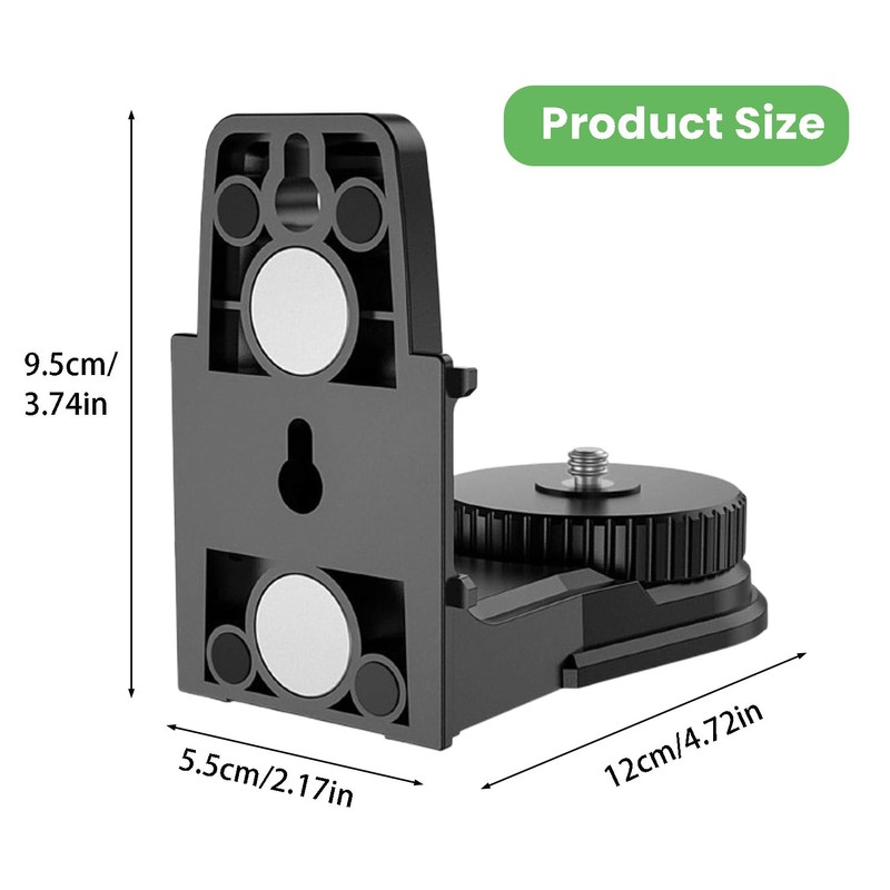 Ragyzity Level Bracket, Multifunctional Magnetic Laser Level, L-Shape Magnetic Bracket