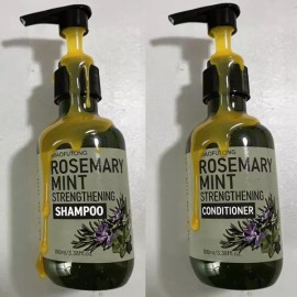 Inlifay Rosemary Shampoo and Conditioner Set: Hair Thickening and Strengthening Care with Boitin K