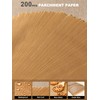 SMARTAKE 200 Pcs Parchment Paper Baking Sheets, 12x16 Inches Non-Stick