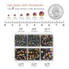 BEADSLAND Hotfix Rhinestones, 4000 PCS Rainbow Rhinestones for Clothes Crafts