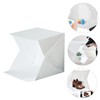 FELTECHELECTR Mini Photo Light Box 20cm Portable 4 Backdrops for
